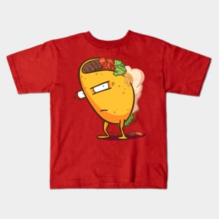 Grumpy Taco Kids T-Shirt
